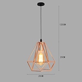 voordelige Eilandlichten-20 cm Plafond Lichten &amp; hangers Metaal meetkundig Goud Hedendaagse / Artistiek AC100-240V