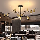 cheap Sputnik Design-12 Bulbs 138 cm Chandelier Metal Geometrical Electroplated Artistic 110-120V 220-240V