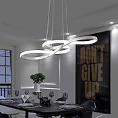 economico Design della linea-luci l.t. 1 luce 75 cm lampada a sospensione dimmerabile in acrilico lampadario a led design nota regolabile moderno per illuminazione domestica soggiorno solo dimmerabile con telecomando
