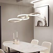 economico Design della linea-luci l.t. 1 luce 75 cm lampada a sospensione dimmerabile in acrilico lampadario a led design nota regolabile moderno per illuminazione domestica soggiorno solo dimmerabile con telecomando