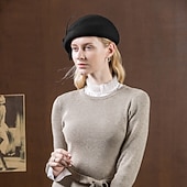 cheap Party Hats-100% Wool Kentucky Derby Hat / Hats with Bowknot 1pc Casual / Daily Wear Headpiece