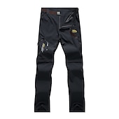 voordelige Bodems-wandelen stretch broek heren converteerbare sneldrogende lichtgewicht afritsbare outdoor reizen safari broek # 818-khaki-40