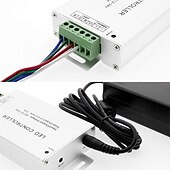 cheap Lamp Bases &amp; Connectors-DC12V-24V 12A 144W 24Key IR Remote Controller Aluminum shell for RGB LED Strip 5050 3528 SMD