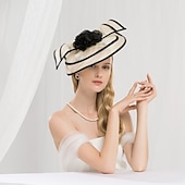 abordables Fascinators-Lin Chapeau Kentucky Derby / Bandeaux avec Fleur 1 pc Mariage / Fête / Soirée / Coupe de Melbourne Casque