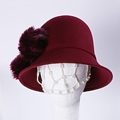 abordables Sombreros de Fiesta-Sombreros con Pompón 1 PC Casual Celada