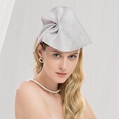 cheap Fascinators-100% Linen Kentucky Derby Hat / Headbands with Solid 1pc Special Occasion / Party / Evening Headpiece