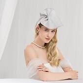 cheap Fascinators-100% Linen Kentucky Derby Hat / Headbands with Solid 1pc Special Occasion / Party / Evening Headpiece