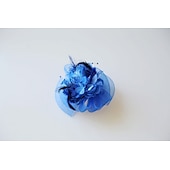 preiswerte Fascinator-Fascinators Kopfbedeckung Feder Netz Hochzeit Teeparty Pferderennen Damen Tag Cocktail Vintage Stil Elegant mit floralen Kopfschmuck Kopfbedeckung um zu beeindrucken Rennrenntag Kleid