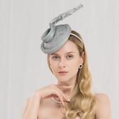 abordables Tocado de Boda-100% Lino Sombrero Derby De Kentucky / Diademas con Un Color 1pc Boda / Fiesta / Noche Celada