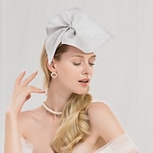 cheap Fascinators-100% Linen Kentucky Derby Hat / Headbands with Solid 1pc Special Occasion / Party / Evening Headpiece