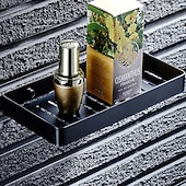 رخيصةأون الصبانات-أطباق الصابون&amp;amp; حوامل مجوفة من الستانلس ستيل الحديث 1 قطعة - حمام / حمام فندقي مفرد مثبت على الحائط / مستطيل