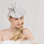 cheap Fascinators-100% Linen Kentucky Derby Hat / Headbands with Solid 1pc Special Occasion / Party / Evening Headpiece