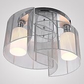 levne Zapuštěné držáky a částečně zapuštěné držáky-1-light 35 (14 ") mini styl zapuštěná světla kovová tkanina chrom moderní moderní 110v / 110-120v / 220-240v / e26 / e27