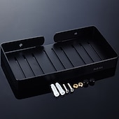 رخيصةأون الصبانات-أطباق الصابون&amp;amp; حوامل مجوفة من الستانلس ستيل الحديث 1 قطعة - حمام / حمام فندقي مفرد مثبت على الحائط / مستطيل