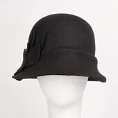 cheap Party Hats-Wool Hats with Pure Color 1pc Casual Headpiece