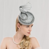 abordables Tocado de Boda-100% Lino Sombrero Derby De Kentucky / Diademas con Un Color 1pc Boda / Fiesta / Noche Celada