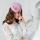 economico Fascinatori &amp; Cappelli-Anni 1950 Retrò Vintage Cappello Cappello da cocktail Costume Per donna San Valentino Derby Ascot Festival delle corse di cavalli Adulti Cappello