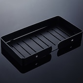 رخيصةأون الصبانات-أطباق الصابون&amp;amp; حوامل مجوفة من الستانلس ستيل الحديث 1 قطعة - حمام / حمام فندقي مفرد مثبت على الحائط / مستطيل