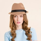 billige Festhatter-Ull / Fjær Kentucky Derby Hat / fascinators / Hatter med 1 Bryllup / Avslappet / utendørs Hodeplagg