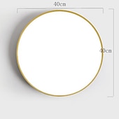 halpa Himmennettävät kattovalaisimet-1-valo 40 cm kattovalo silmiensuojaus / luova / wifi-ohjaus uppoasennettavat valot metalliakryyli chic&amp;amp; moderni moderni yksinkertainen 200-240v / fcc