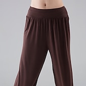 cheap Wide Leg &amp; High Waisted-Women&#039;s Harem Pants Quick Dry Lightweight High Waist Yoga Zumba Fitness Gym Workout Bloomers Capri Pants Fashion White Black Green Modal Plus Size Sports Activewear High Elasticity Loose / Royal Blue