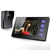 cheap Video Door Phone Systems-Wireless 7 inches Video Intercom Video Doorphone/Doorbell HD LCD Touch Screen Phone Two-way Clear Home Security Camera Monitor for Home Door Access Control Security