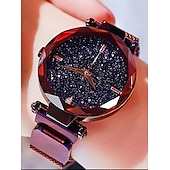 economico Orologi al quarzo-Orologio da polso Quarzo per Da donna Analogico Quarzo stella splendente Moda Lusso Informale Bling Con diamantini Lega Lega