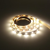 preiswerte USB-Streifenlichter-led lichtstreifen usb schnittstelle oder aa batteriekasten netzteil flexibel 2835 smd pro meter 60 leds 8mm warmweiß kaltweiß 5v led lichtstreifen