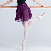 abordables Tenues de ballet-jupes de danse classique respirantes solides pour femmes performance d&#039;entraînement haute nylon