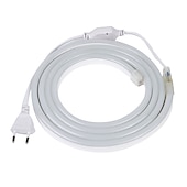 Χαμηλού Κόστους Neon LED Φώτα-BRELONG® 5m Ευέλικτες LED Φωτολωρίδες 600 LEDs 1pc Θερμό Λευκό Άσπρο Κόκκινο Αδιάβροχη Πάρτι Διακοσμητικό 220-240 V