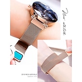 economico Orologi al quarzo-Orologio da polso Quarzo per Da donna Analogico Quarzo stella splendente Moda Lusso Informale Bling Con diamantini Lega Lega
