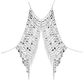 billige Trendy smykker-Kroppskjede / Magekjede Mote metallic Dame Kroppsmykker Til Fest &amp; Aften Gave Legering Sølv Gull