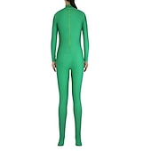 billiga Matt-Zentai-kostymer Kattdräkt Huddräkt Karnevalsdräkt Helkroppsdräkt Herr Dam Kön Solid färg Spandex Lykra Kostym för Vuxna