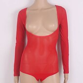 abordables Tenues de danse du ventre-Danse du ventre Collant / Combinaison Ruché Femme Entraînement Utilisation Manches Longues Tulle
