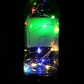 お買い得  電池式-3m防水ストリングライト、クリスマスフェスティバル用の30個のLEDバッテリー駆動のフェアリーライト&amp;amp;新年の贈り物