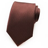 economico Cravatte e papillon da uomo-Per uomo Cravatte Lavoro A righe Formale Affari
