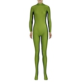 billiga Matt-Zentai-kostymer Kattdräkt Huddräkt Karnevalsdräkt Helkroppsdräkt Herr Dam Kön Solid färg Spandex Lykra Kostym för Vuxna