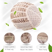 ieftine Peruci fără Capac din Păr Uman-Blendul părului uman Perucă Scurt Drept natural Tunsoare bob Maro Design la modă Dressing ușor Comfortabil Fără calotă Pentru femei Auburn medie Jet Black # 1 Bej 8 inci