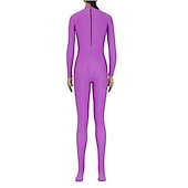 billiga Matt-Zentai-kostymer Kattdräkt Huddräkt Karnevalsdräkt Helkroppsdräkt Herr Dam Kön Solid färg Spandex Lykra Kostym för Vuxna