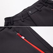 abordables Fondos-Hombre Pantalones para senderismo Pantalones con forro polar Pantalones de protección Invierno Al aire libre Mantiene abrigado Resistente al Viento Forro Polar Resistente a la lluvia Pantalones