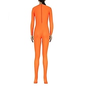 billiga Matt-Zentai-kostymer Kattdräkt Huddräkt Karnevalsdräkt Helkroppsdräkt Herr Dam Kön Solid färg Spandex Lykra Kostym för Vuxna