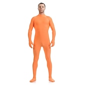 cheap Matte-Zentai Suits Costume Hoodie Carnival Costume Full Body Suit Kings Day Men&#039;s Women&#039;s Sex Solid Colored Spandex Lycra Costume for Performance Party Valentine&#039;s Day Halloween Adults&#039;