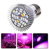 ieftine Spoturi LED-4 buc. bec cu led cu spectru complet e26 e27 gu10 e14 28 led-uri pentru plante hidroponice pentru seră plante organice de interior ac85-265v