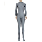 billiga Matt-Zentai-kostymer Kattdräkt Huddräkt Karnevalsdräkt Helkroppsdräkt Herr Dam Kön Solid färg Spandex Lykra Kostym för Vuxna