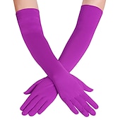 levne Matné kostýmy-Rukavice Dámské Jednobarevné Lycra a elastan Kostým pro Vánoce Karneval Plesová maškaráda Dospělé