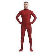 cheap Matte-Zentai Suits Costume Hoodie Carnival Costume Full Body Suit Kings Day Men&#039;s Women&#039;s Sex Solid Colored Spandex Lycra Costume for Performance Party Valentine&#039;s Day Halloween Adults&#039;