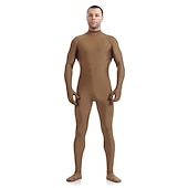 cheap Matte-Zentai Suits Costume Hoodie Carnival Costume Full Body Suit Kings Day Men&#039;s Women&#039;s Sex Solid Colored Spandex Lycra Costume for Performance Party Valentine&#039;s Day Halloween Adults&#039;
