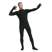 cheap Matte-Zentai Suits Costume Hoodie Carnival Costume Full Body Suit Kings Day Men&#039;s Women&#039;s Sex Solid Colored Spandex Lycra Costume for Performance Party Valentine&#039;s Day Halloween Adults&#039;