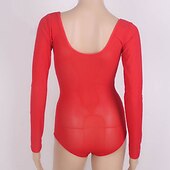 abordables Tenues de danse du ventre-Danse du ventre Collant / Combinaison Ruché Femme Entraînement Utilisation Manches Longues Tulle