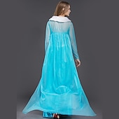 levne Dámské Kostýmy-Šaty Cosplay kostým Princeznovské Pohádkové Elsa šaty na dovolenou Dospělé Dámské Žena Vánoce Karneval Oblékněte se